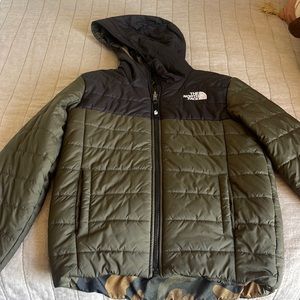 Reversible North face puffer